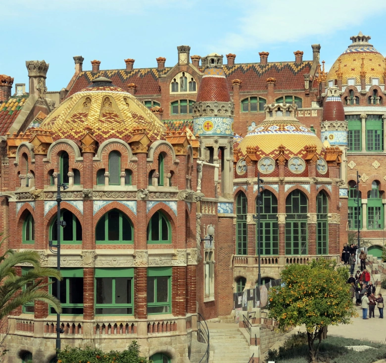 Hospital de Sant Pau de Barcelona. La Evolución del Skyline de Barcelona.