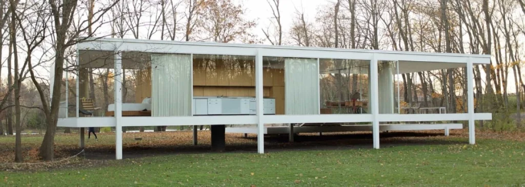 Casa Farnsworth de Mies Van der Rohe.